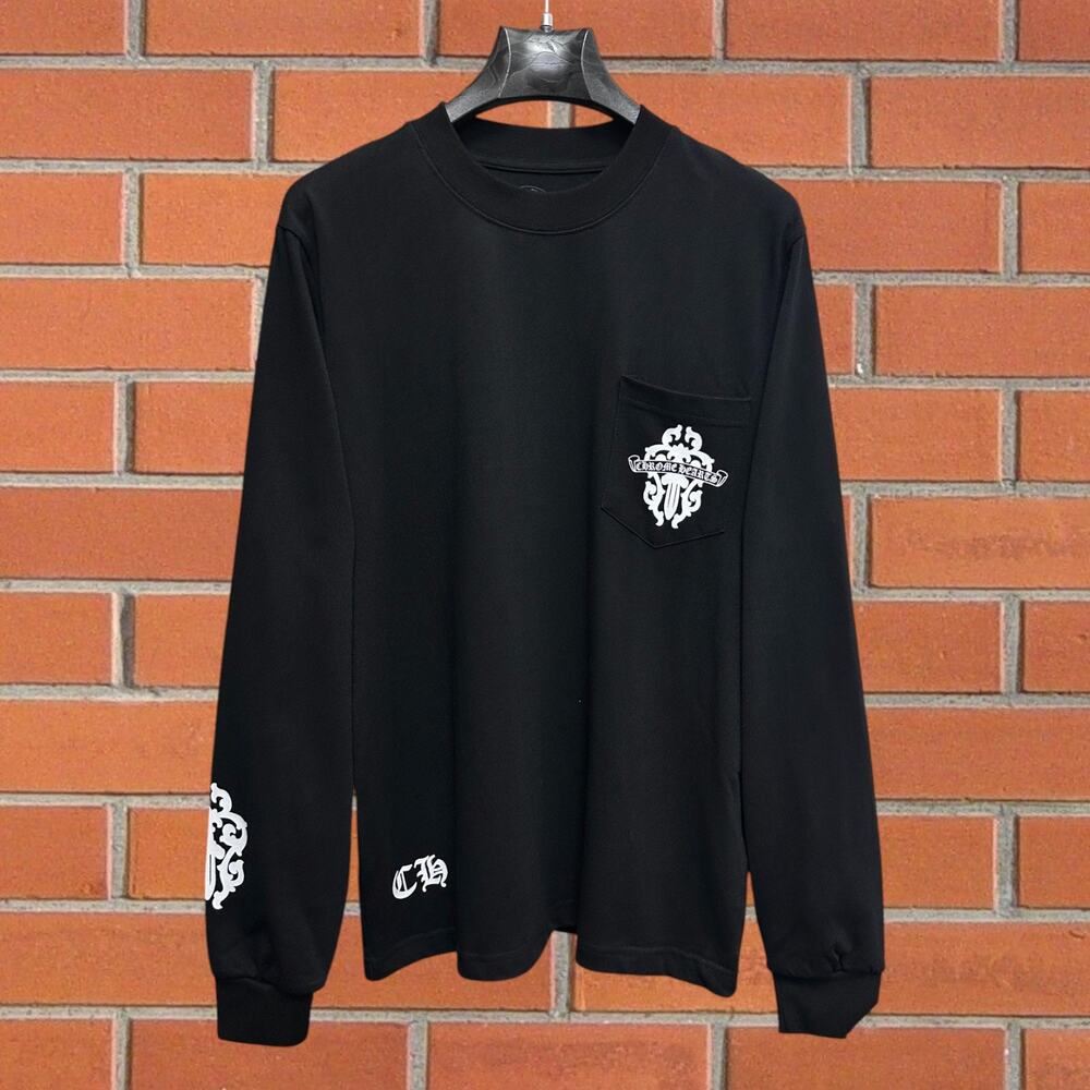 Chrome Hearts Classic Black Long-Sleeve Shirt